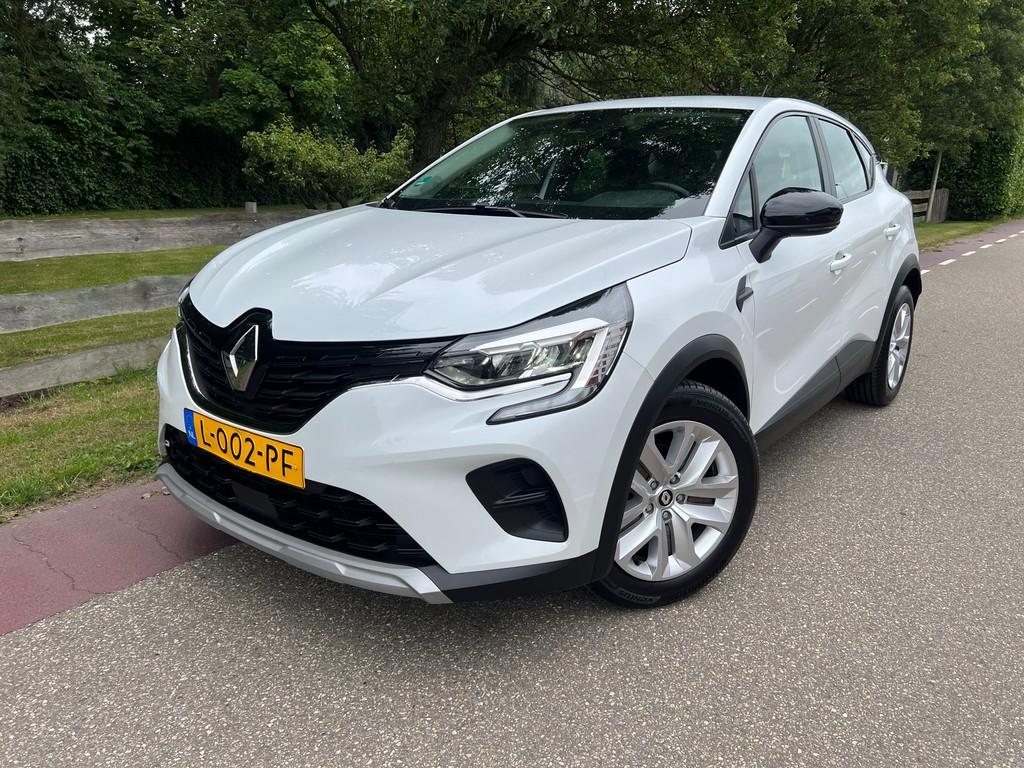 Renault Captur 1.0 TCe 90 Business Zen Navi Airco, Auto's, Renault, Stof, Gebruikt, Wit, Origineel Nederlands