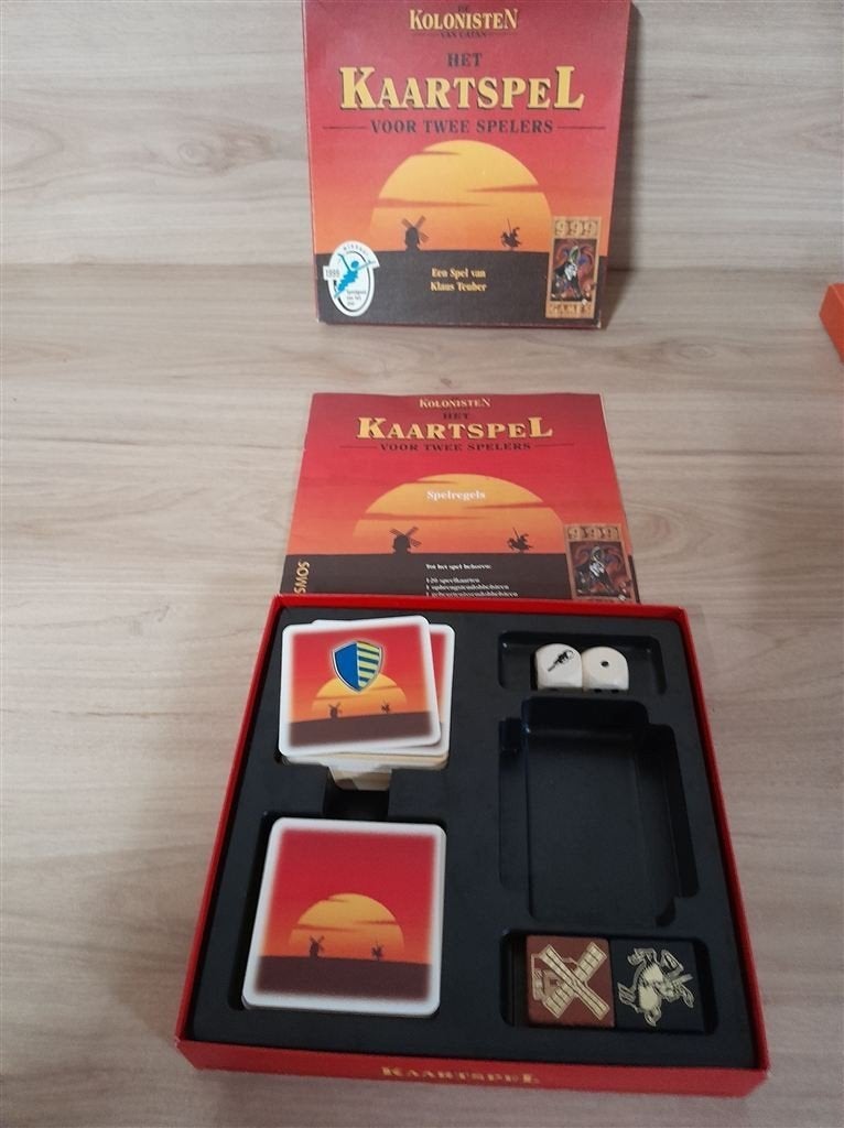 kolonisten van catan het kaartspel voor twee spelers - s1406, Verzenden, Zo goed als nieuw