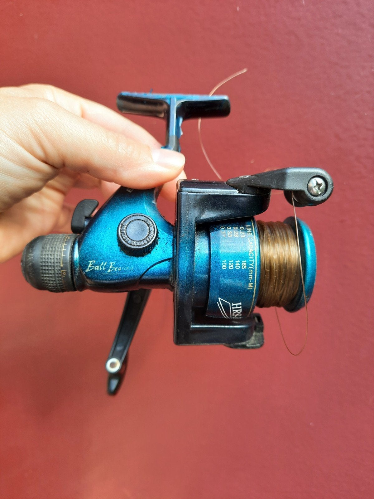 Bravo Ball Bearing Vismolen - HRS-35, Watersport en Boten, Ophalen of Verzenden, Gebruikt, Molen