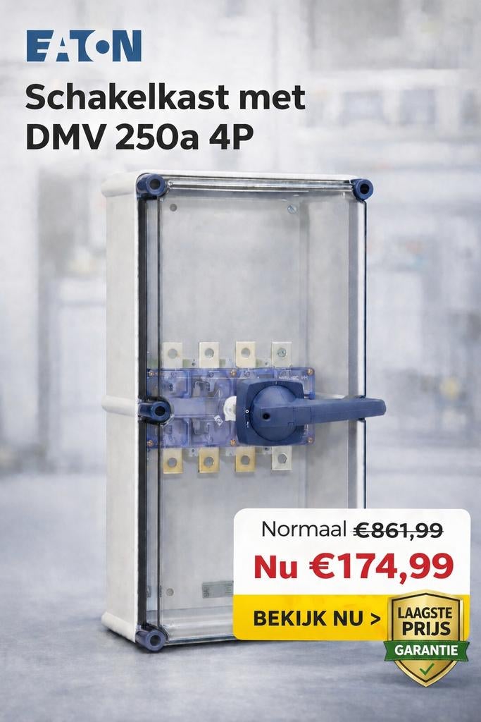 Eaton Halyester Schakelkast met DMV 250a 4P, Ophalen, Nieuw, Overige typen