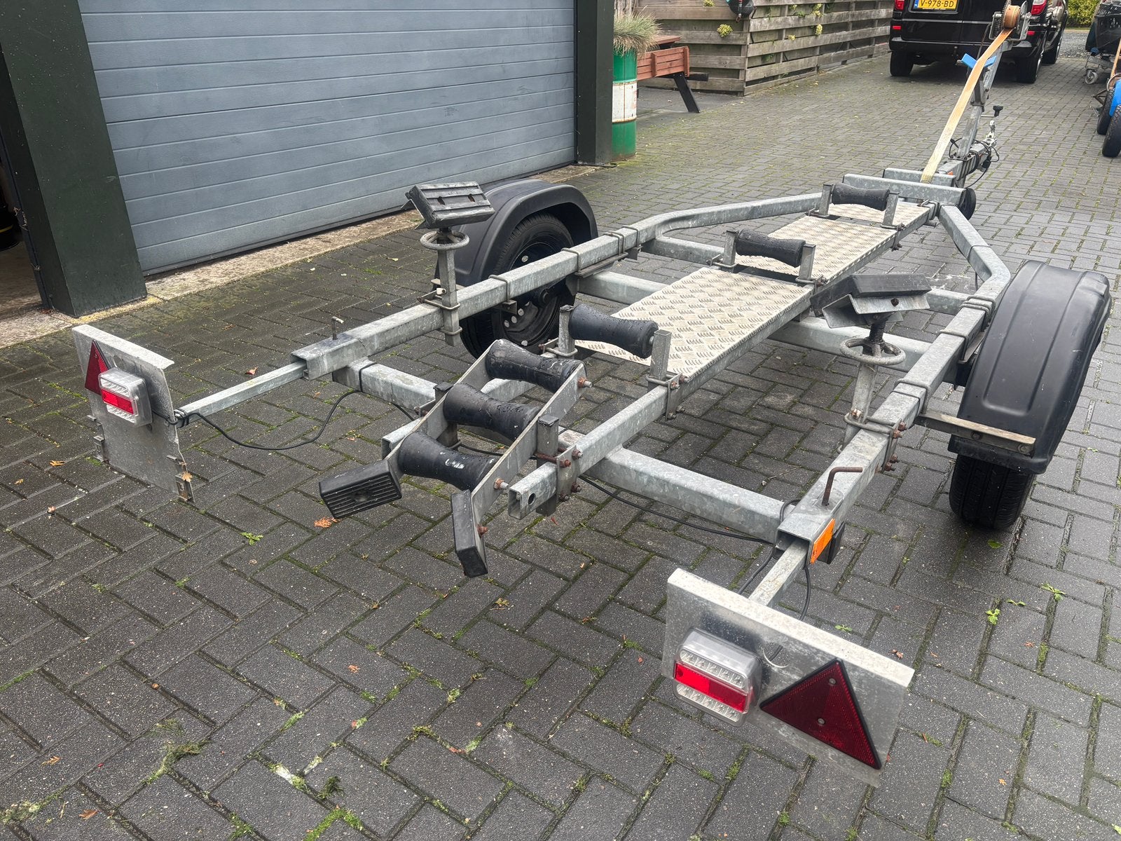 Freewheel kantel trailer 750 kg ongeremd, Ophalen, Gebruikt, Verstelbare verlichting, Minder dan 1500 kg