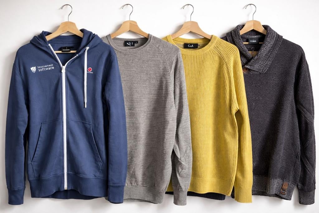 Set heren truien – oa Björn Borg, Merino wol, Ophalen of Verzenden, Zo goed als nieuw, Maat 48/50 (M)