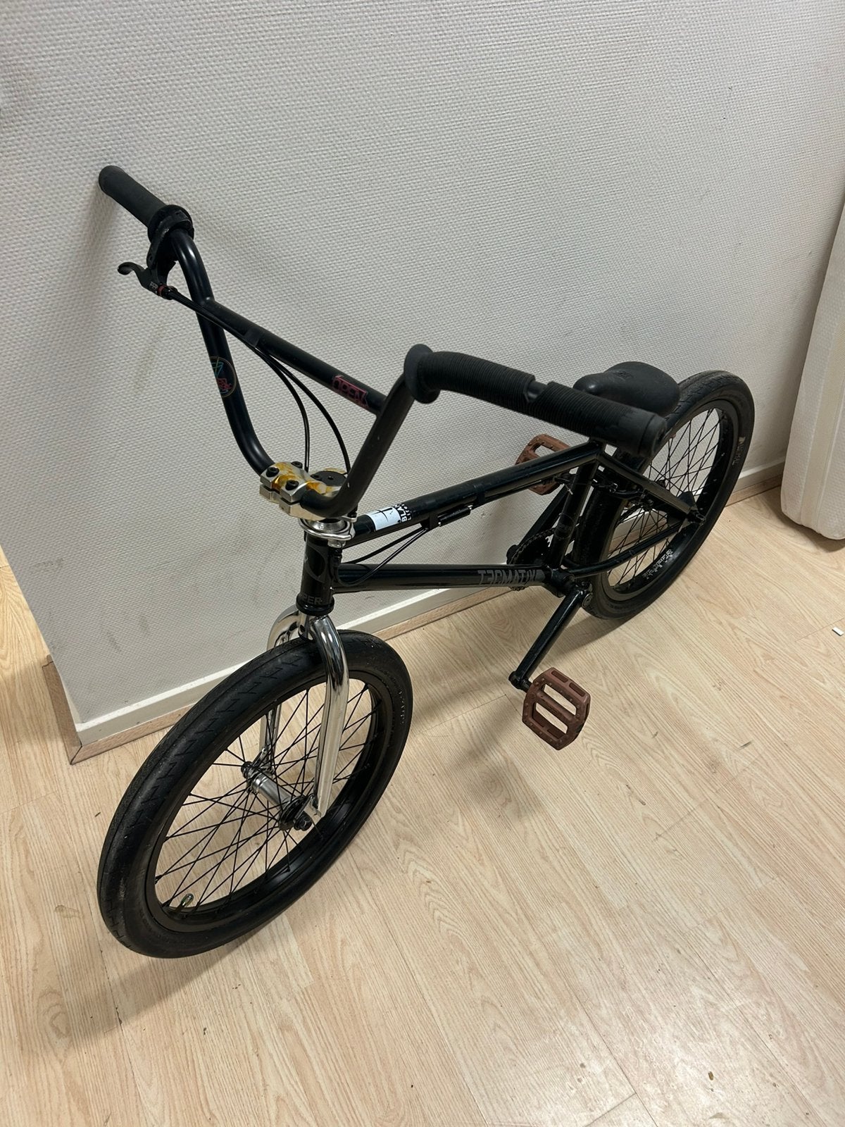 Tedmatil proper bmx met Freecooster naaf, Fietsen en Brommers, Ophalen, Gebruikt, Staal, 16 tot 20 inch