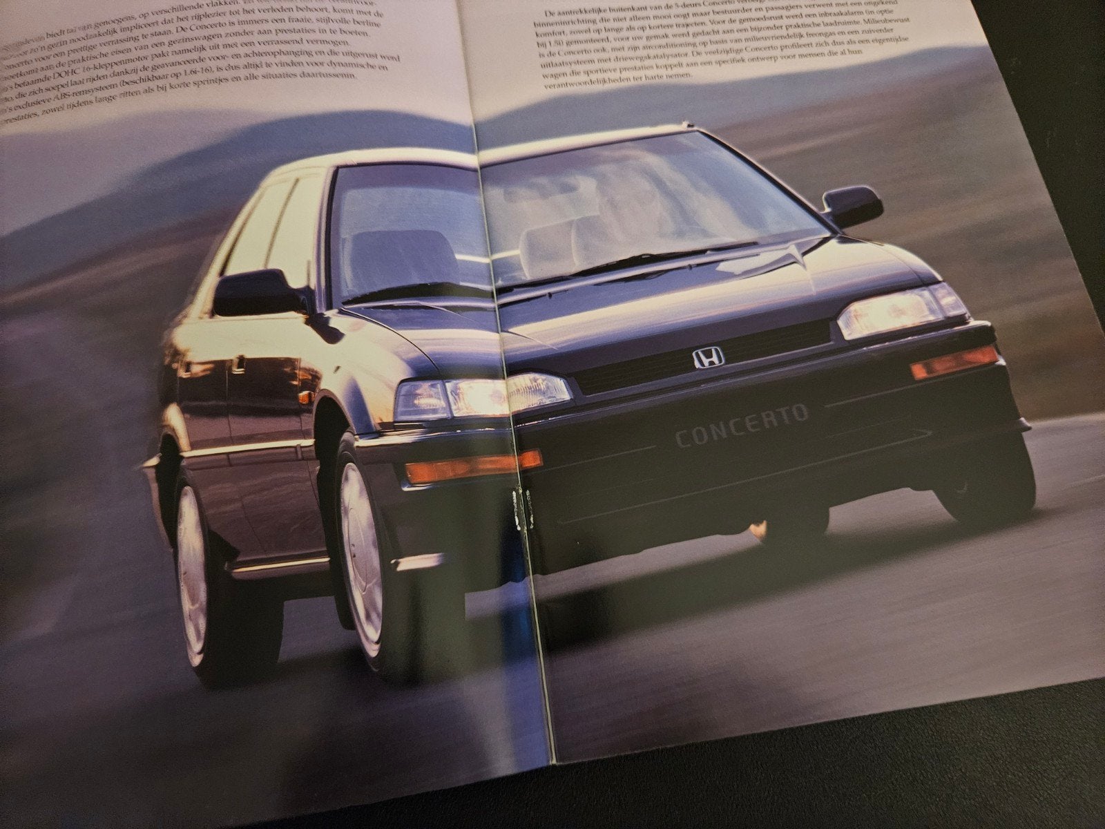 Brochure Honda Concerto 1993, Ophalen of Verzenden, Zo goed als nieuw, Honda