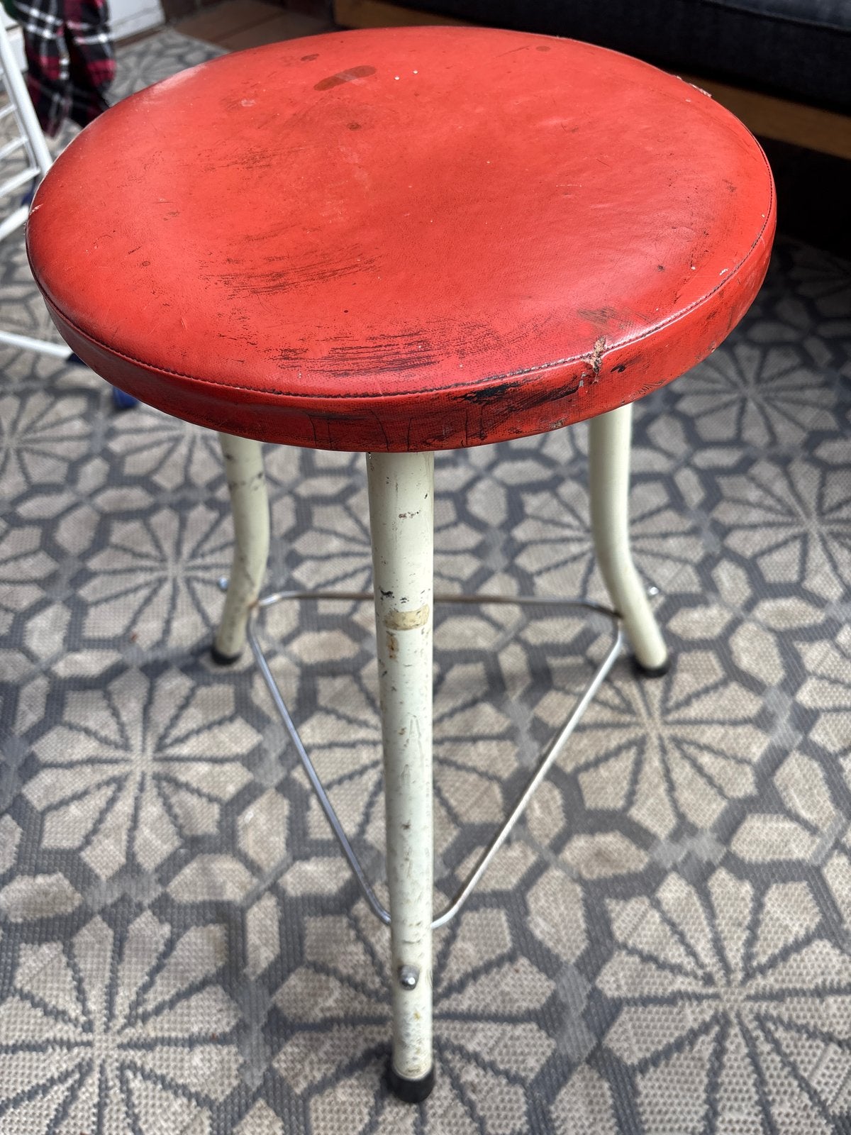 Vintage Brabantia krukje - Rood, Ophalen, Gebruikt, Staal