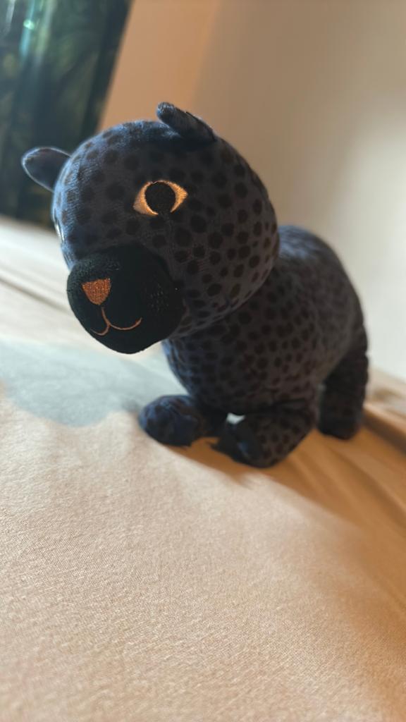 Oude originele hema zwarte panther knuffel, Hema, Gebruikt, Overige karakters, Overige typen
