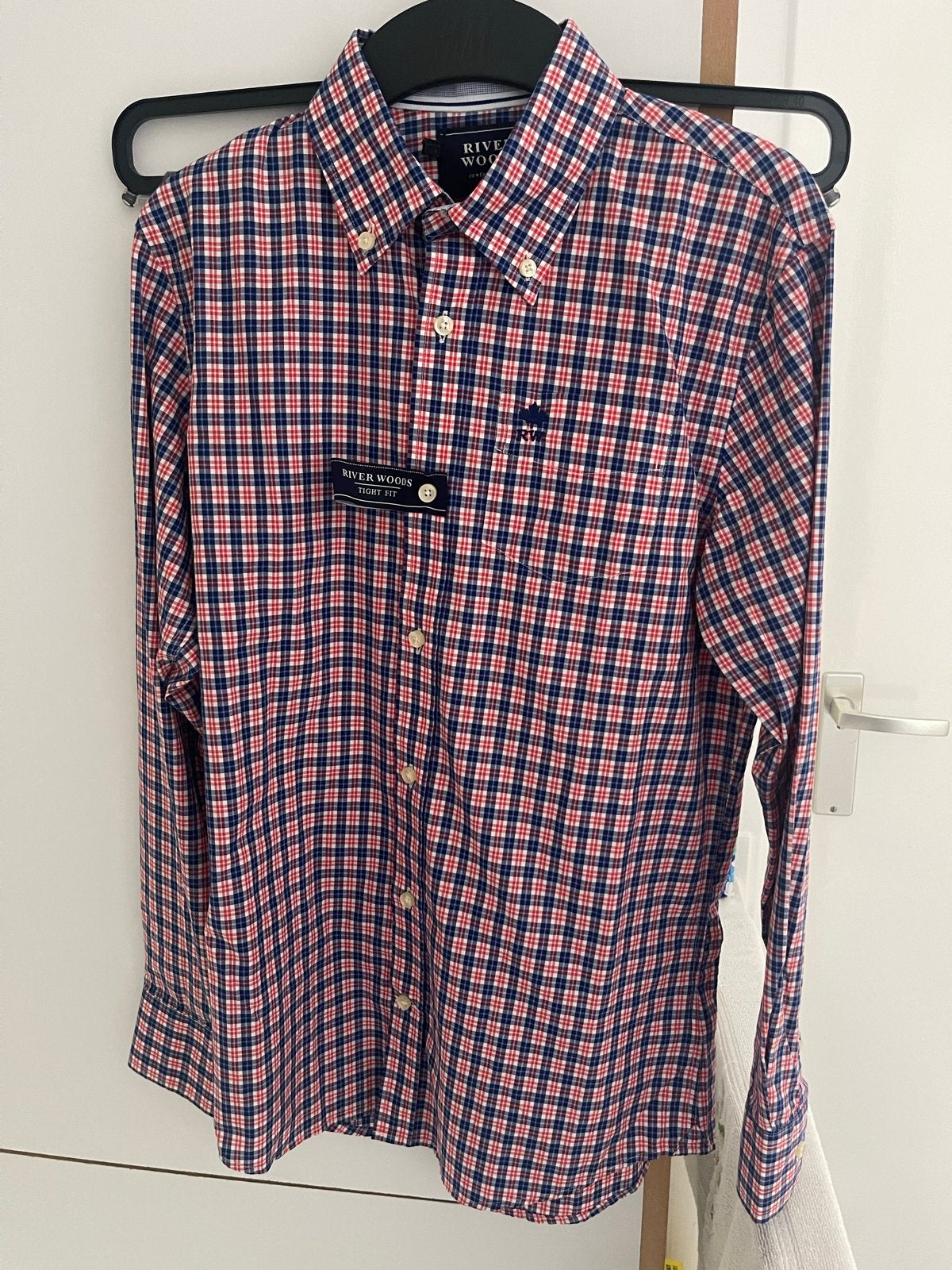 River Woods heren overhemd - diverse kleuren en maten, Kleding | Heren, Ophalen of Verzenden, Nieuw, Rood, Halswijdte 39/40 (M)