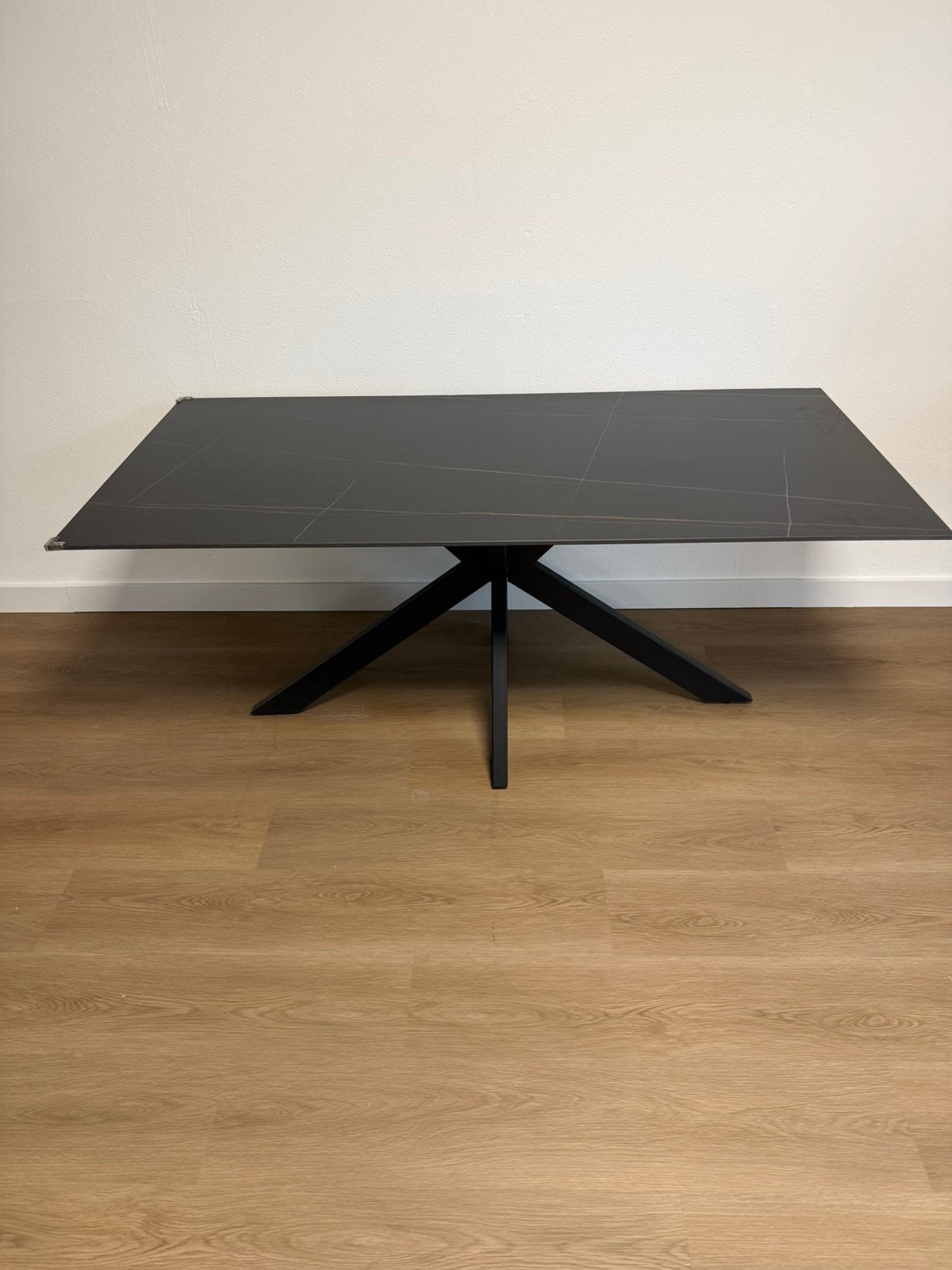 Keramische eettafel, Ophalen of Verzenden, Zo goed als nieuw, Rechthoekig, 50 tot 100 cm