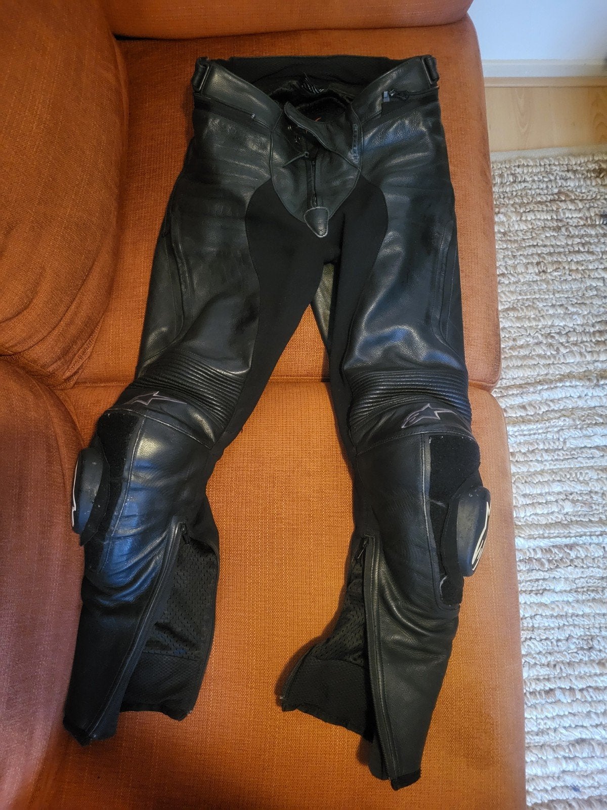 Alpinestars missile V2 motorbroek maat 46, Ophalen, Broek | leer, Heren, Alpinestars