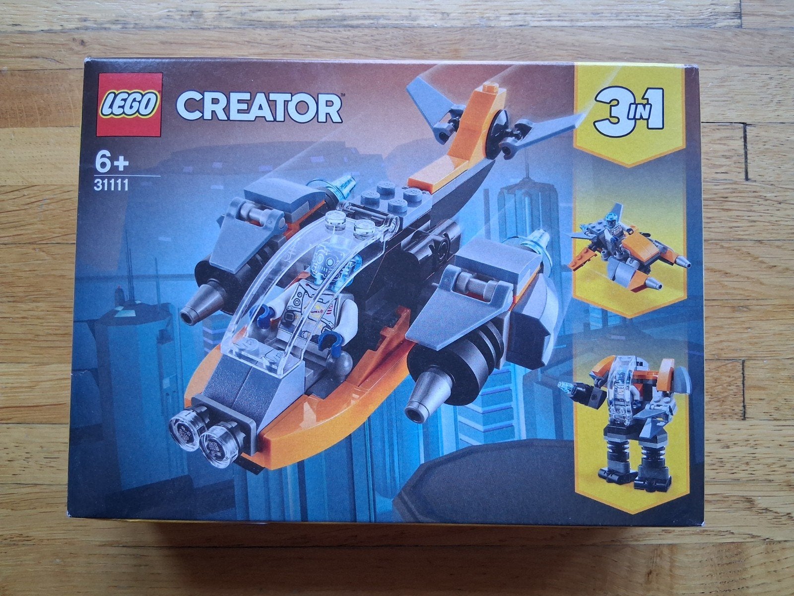 Lego creator 3in1 cypers drone robot 31111 nieuw ongeopend, Ophalen of Verzenden, Nieuw, Lego
