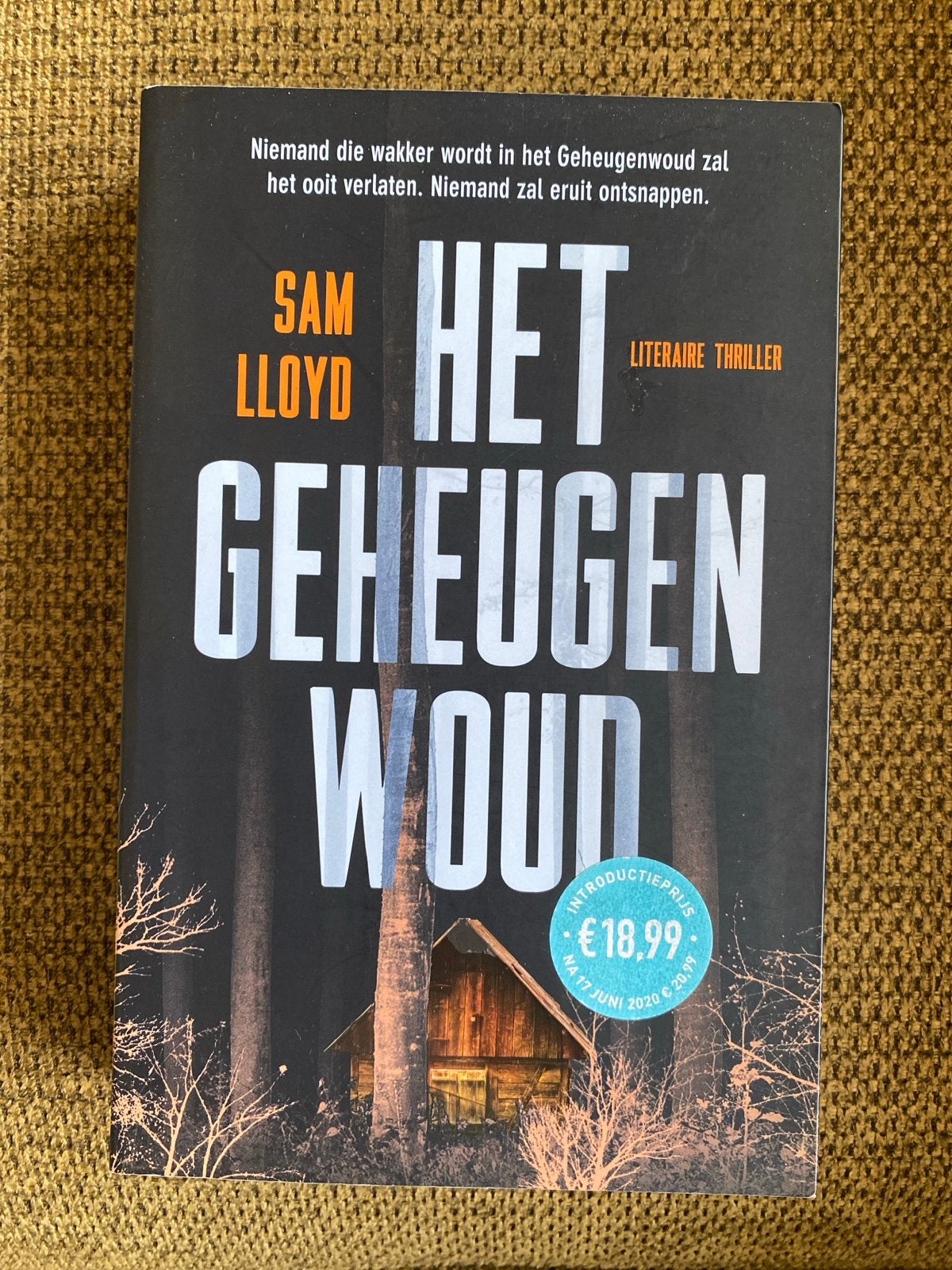 Sam Lloyd - Het geheugenwoud, Boeken, Ophalen of Verzenden, Zo goed als nieuw, Nederland, Sam Lloyd