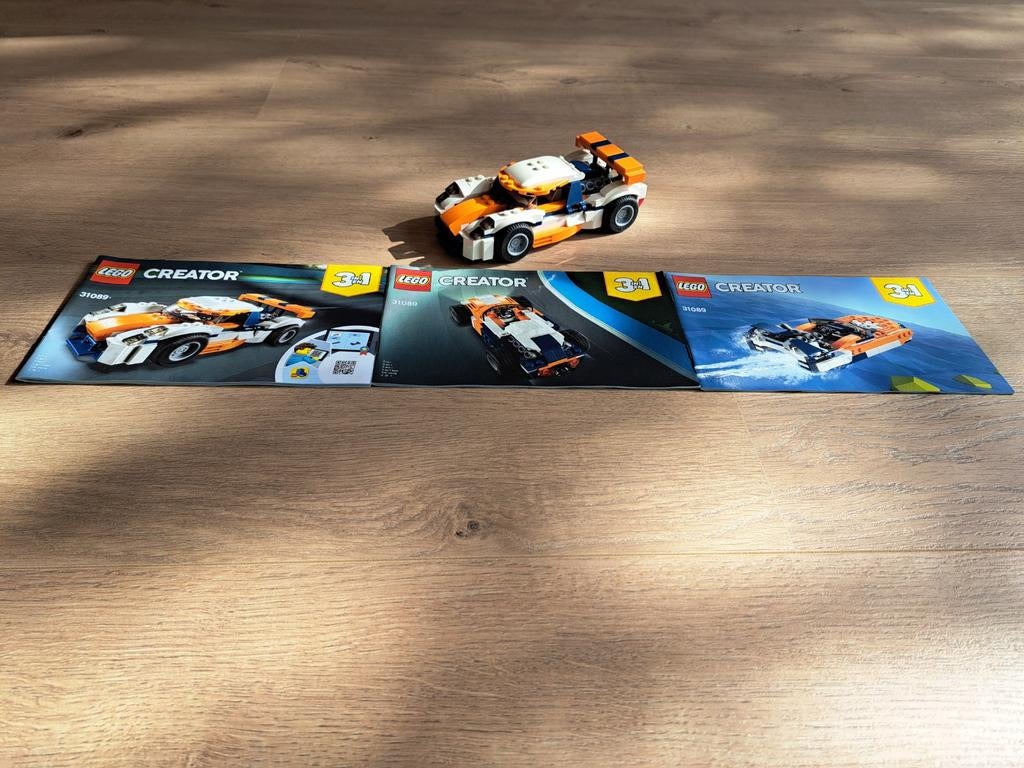 Lego creator 3in1 31089, Lego, Ophalen of Verzenden, Zo goed als nieuw, Inclusief instructies