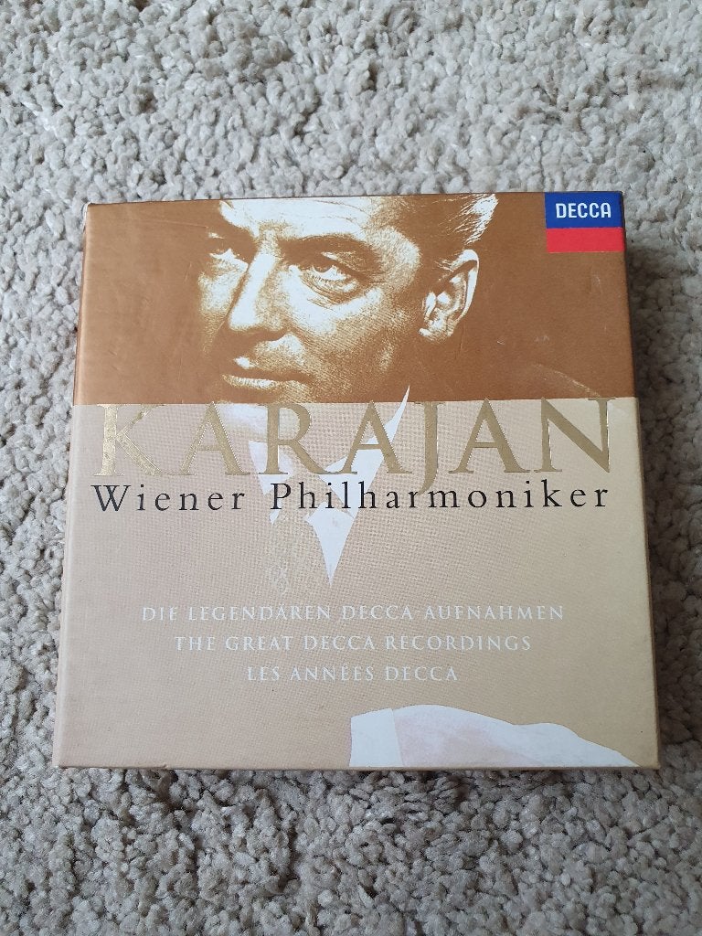 Karajan Wiener Philharmoniker - Legendary Decca Recordings, Cd's en Dvd's, Cd's | Klassiek, Ophalen of Verzenden, Romantiek, Zo goed als nieuw