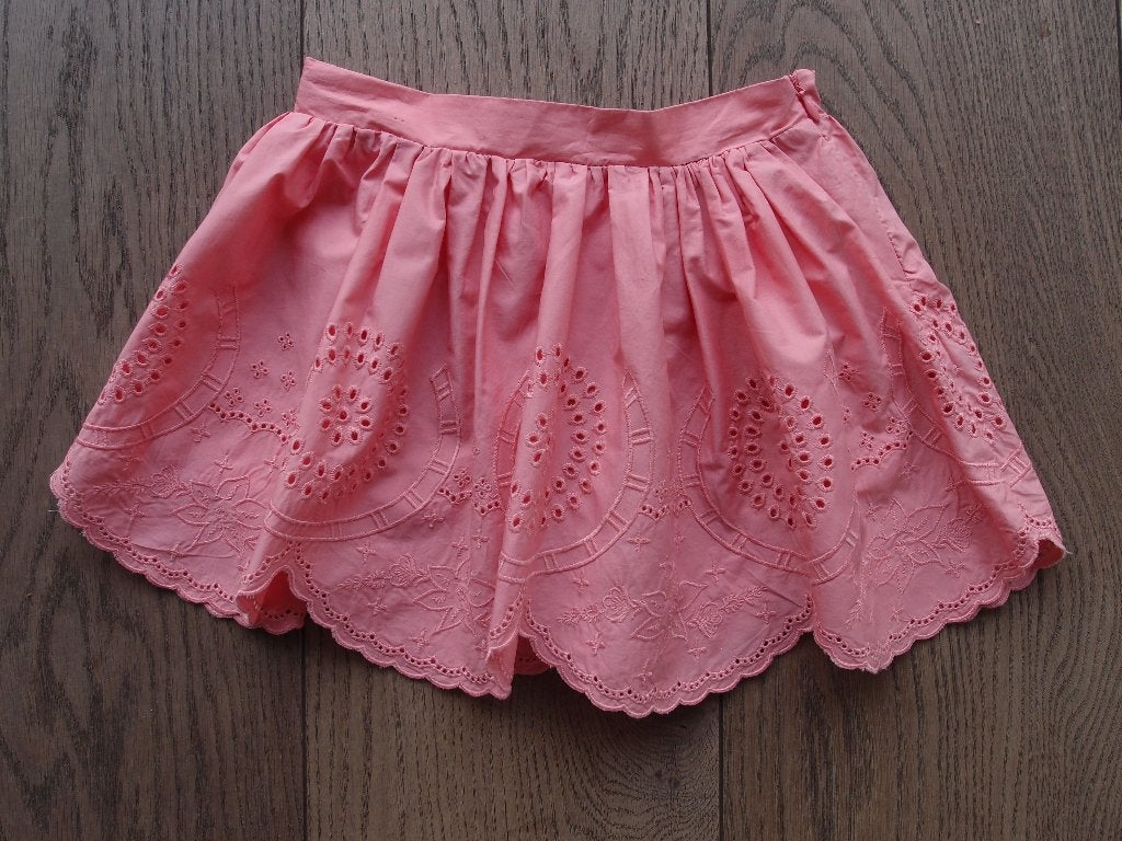 Erg mooie Original Marines meisjes broderie rok 104 / 4 jaar, Meisje, Ophalen of Verzenden, Zo goed als nieuw, Jurk of Rok