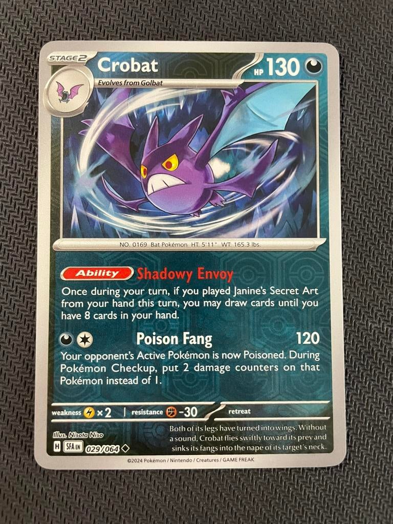 Crobat 029/064 Reverse Holo Shrouded Fable Packfresh, Ophalen of Verzenden, Zo goed als nieuw