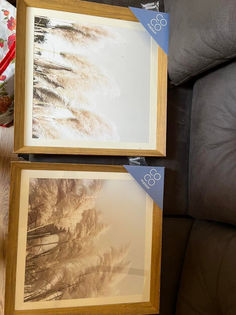 Coco maison schilderij set, Ophalen of Verzenden, Zo goed als nieuw, Hout, Minder dan 50 cm