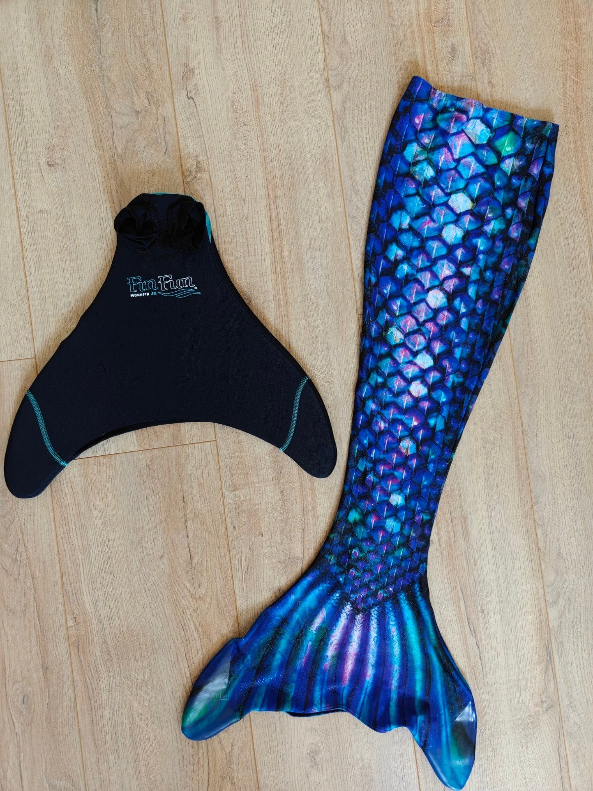 FIN FUN Zeemeerminstaart met monovin - Maat 8 (122-134), Kinderen en Baby's, Kinderkleding | Kinder-zwemkleding, Ophalen, FlN FUN