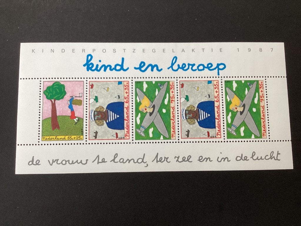 1987, kinderzegels 1390, Postzegels en Munten, Postzegels | Nederland, Verzenden, Na 1940, Postfris