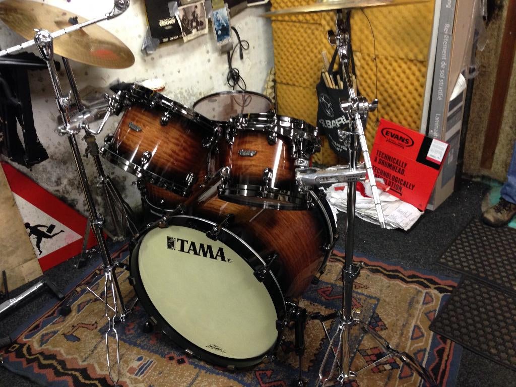Tama Bubinga STAR Drumstel, hardware & Zildjian cymbals, Ophalen, Gebruikt, Tama