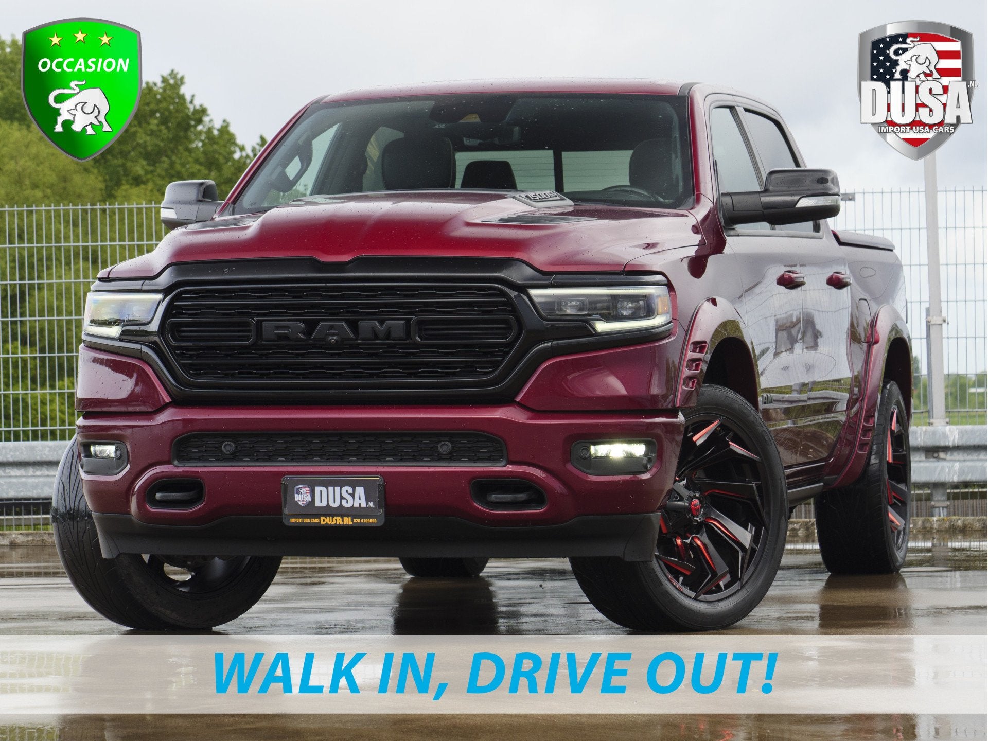 Dodge Ram 1500 | Limited | 5.7L HEMI | Crew cab 22inch Fuel, Gebruikt, 5654 cc, 402 pk, Bedrijf