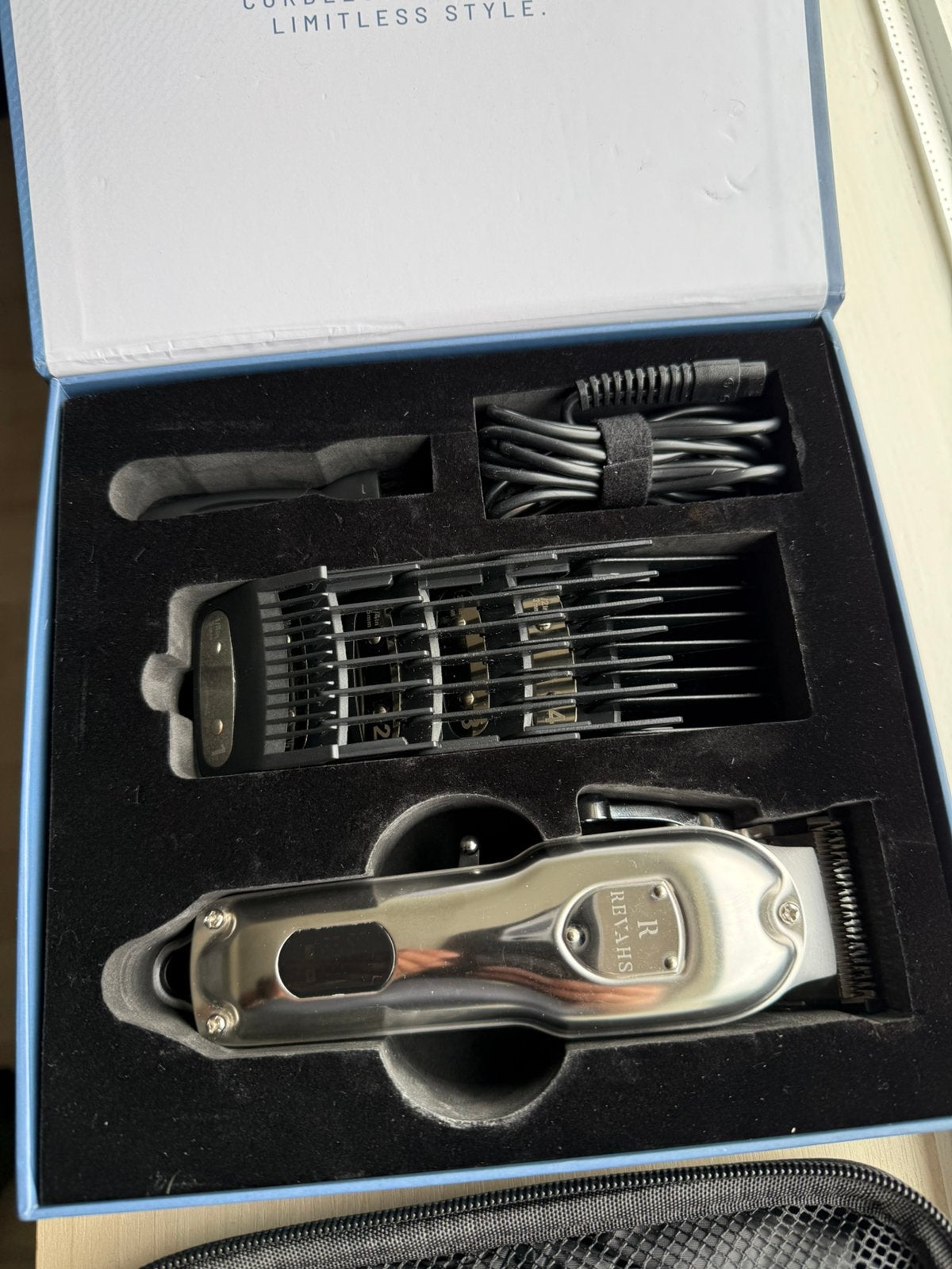 Revahs tondeuse mannen: de complete kappersset, Ophalen of Verzenden, Zo goed als nieuw, Haarverzorging