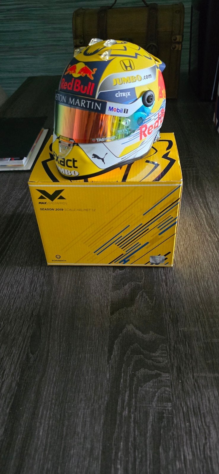 Max Verstappen Helm Austria 2019  1:2, Ophalen of Verzenden, Nieuw, Formule 1