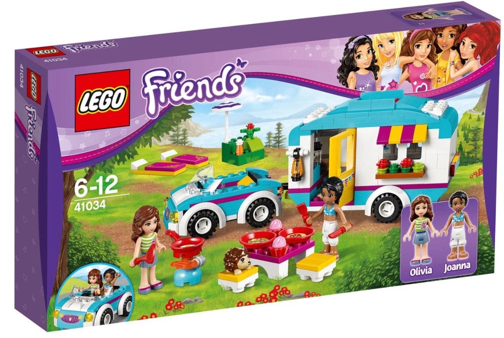 LEGO Friends 41034 Zomercaravan – Compleet, Lego, Friends, Ophalen of Verzenden, Zo goed als nieuw