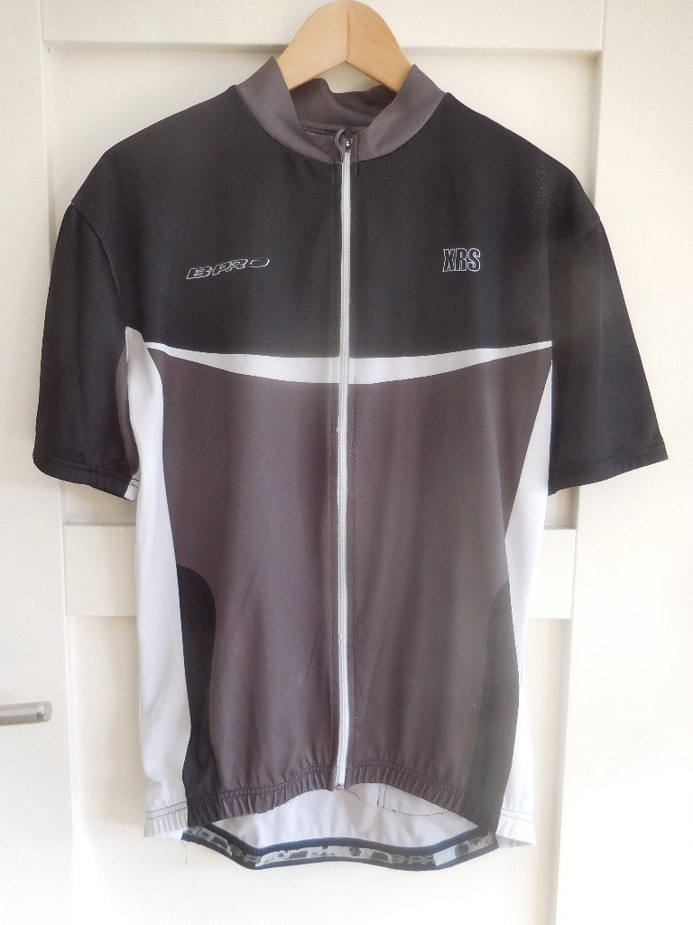 fiets vest. BPRO xrs. Mt 52 L. Polyester. Zwart/grijs/wit., Fietsen en Brommers, Gebruikt, Dames, Bpro, Ophalen of Verzenden