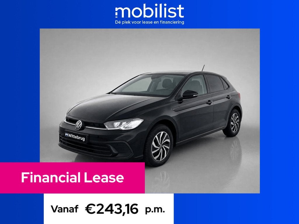 Volkswagen Polo 1.0 TSI 95pk Life (bj 2023), Gebruikt, 580 kg, Bedrijf, Handgeschakeld