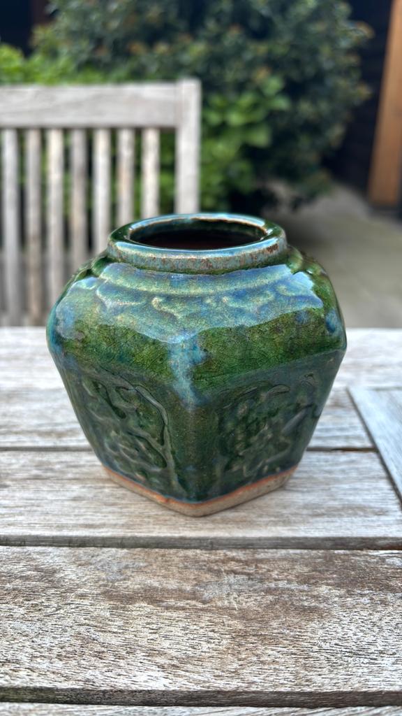 Groene gemberpot, Ophalen of Verzenden