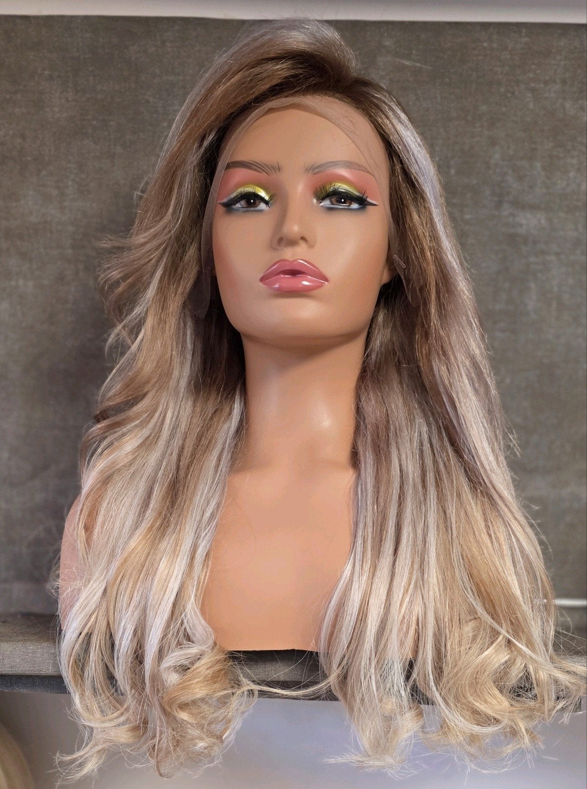 lace wig echt haar, Ophalen of Verzenden, Nieuw, Pruik of Haarverlenging