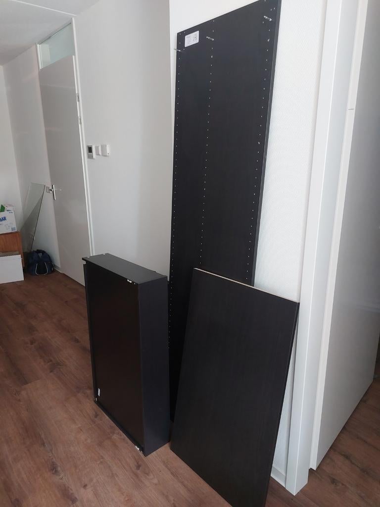 Gratis 2x Pax kasten (1 defect) met planken en lades, Ophalen, Gebruikt, 100 tot 150 cm, Overige houtsoorten