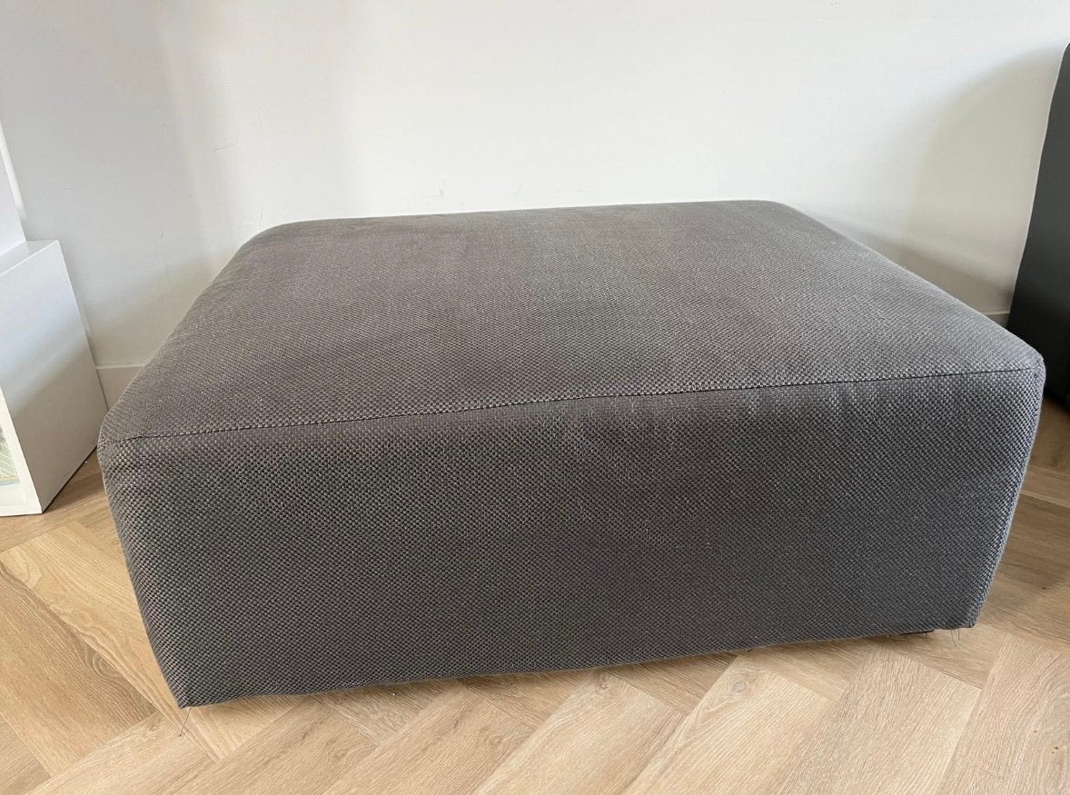 Hay Mags Ottoman hocker, Huis en Inrichting, Banken | Voetenbanken en Poefen, Ophalen, 75 tot 100 cm, Zo goed als nieuw, Stof