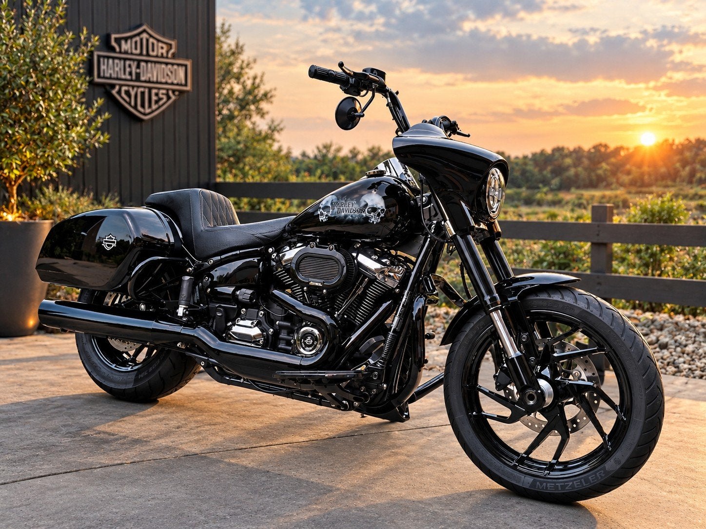 Harley-Davidson Sport Glide 5HD M8, Motoren, Info@rwcustomseating.nl, 2 cilinders, 1745 cc, Motorrijbewijs A