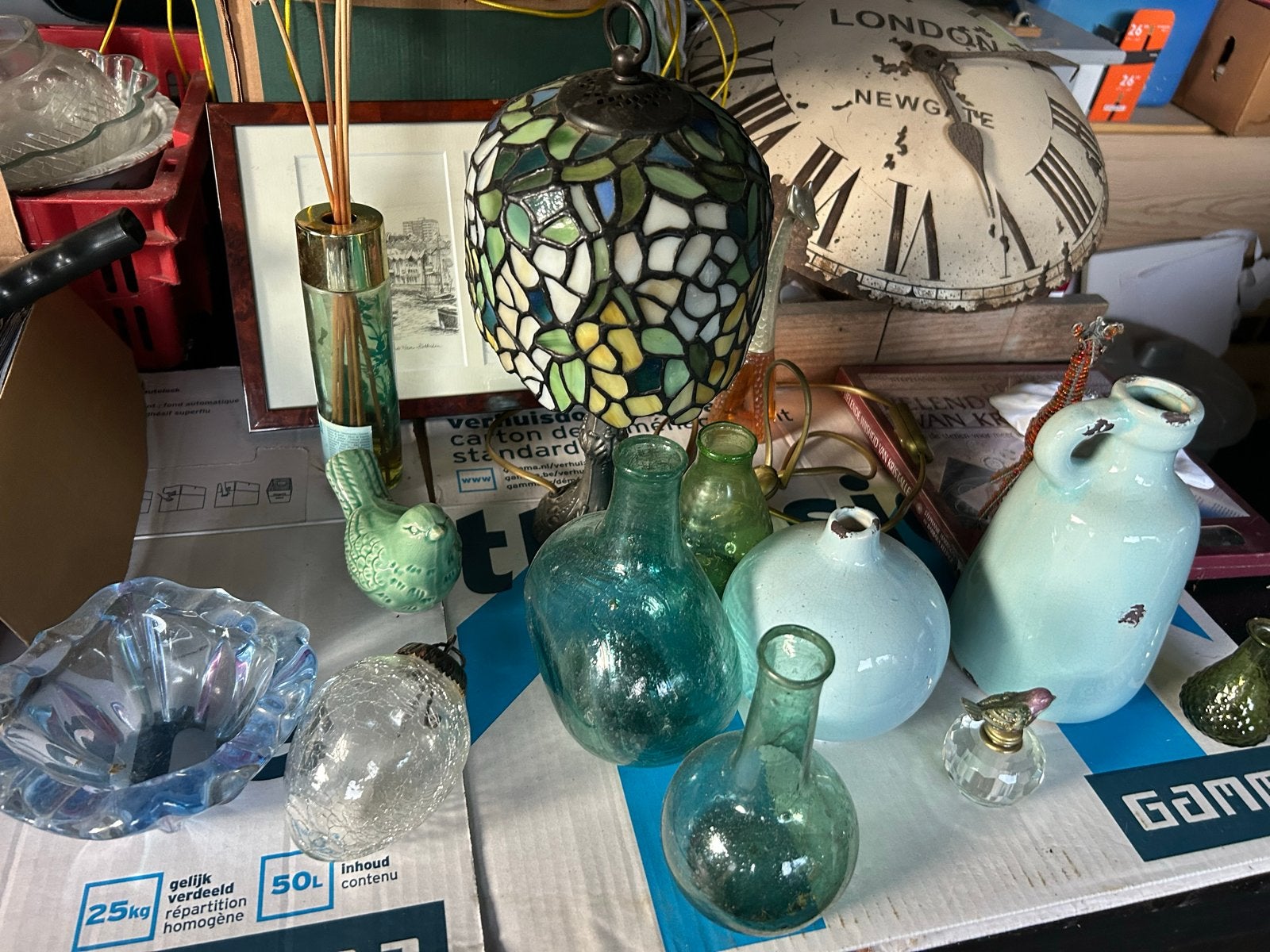 Diverse decoratie en glaswerk collectie, Ophalen of Verzenden