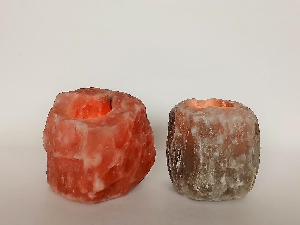 2 Sfeerlichten Himalaya Zoutsteen, Ophalen of Verzenden