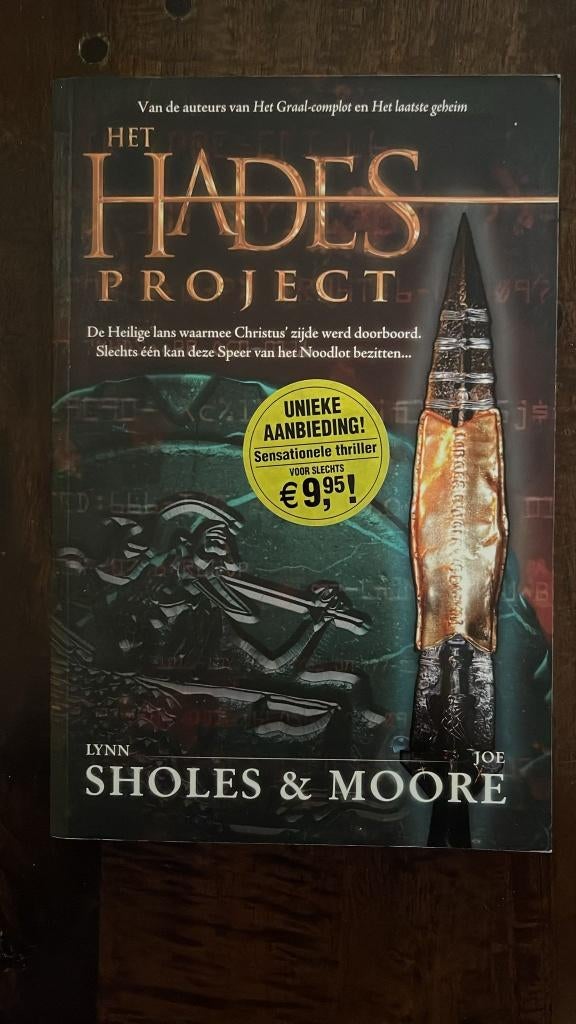 Boek: Het Hades project, Ophalen of Verzenden, Gelezen, Sholes & Moore, Nederland
