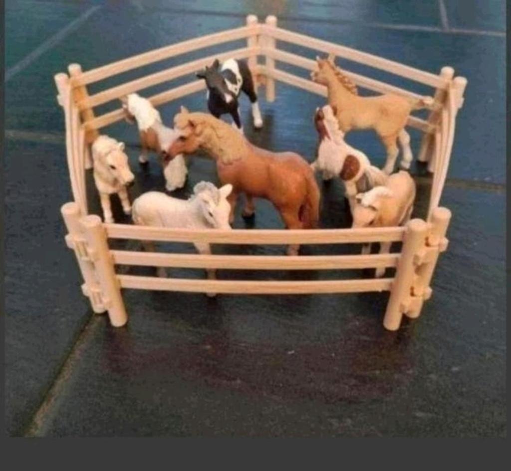Schleich paarden wei, Ophalen of Verzenden, Zo goed als nieuw