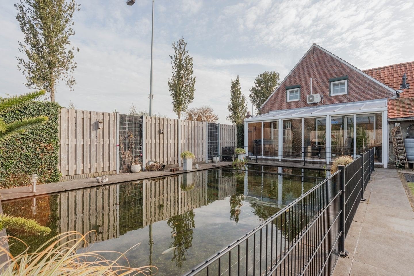 Zwart Dubbelstaafmat Hekwerk met Poort, Ophalen, Met poort, Gebruikt, Dubbelstaafmat hekwerk