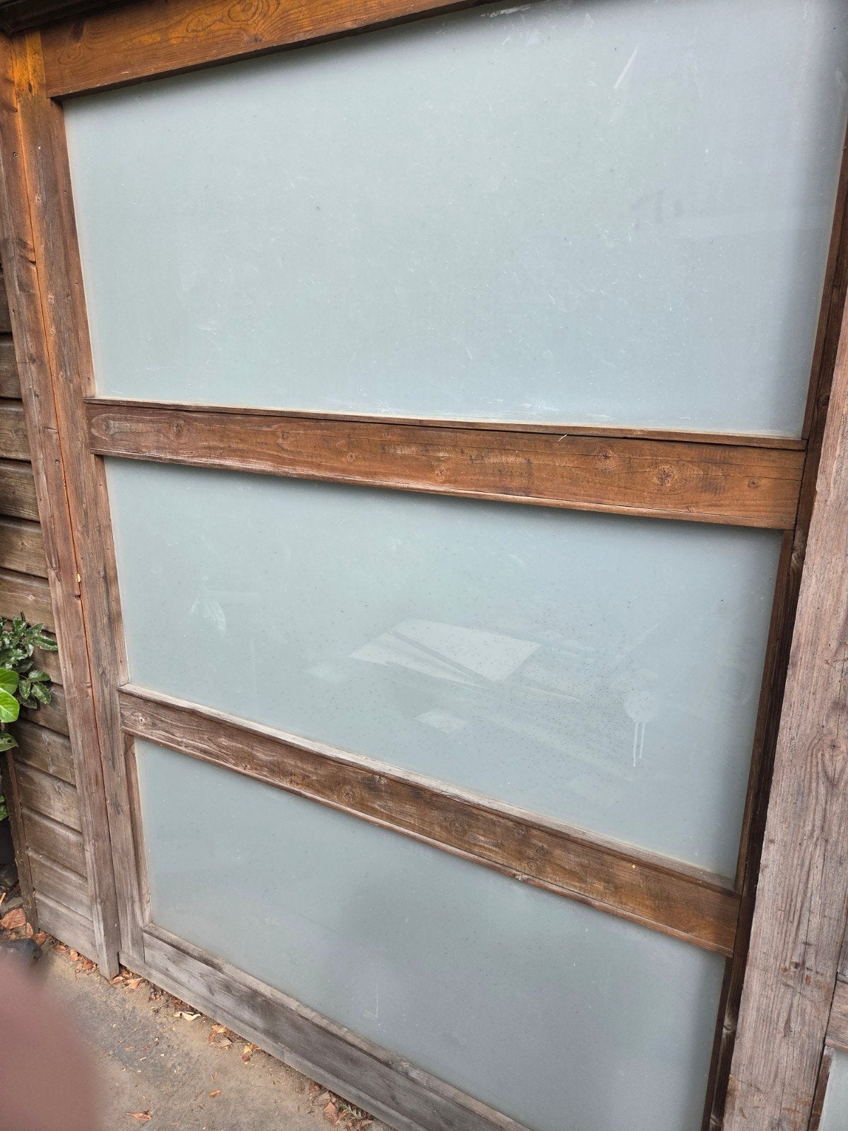 4x Melkglas veiligheids Gewapend 129x54cm - Gebruikt, Gebruikt, Minder dan 80 cm, 120 tot 160 cm, Ophalen of Verzenden