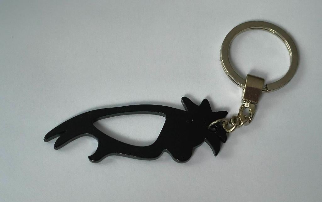 Kip/Haan sleutelhanger (zwart), Verzamelen, Ophalen of Verzenden, Nieuw, Dier of Natuur