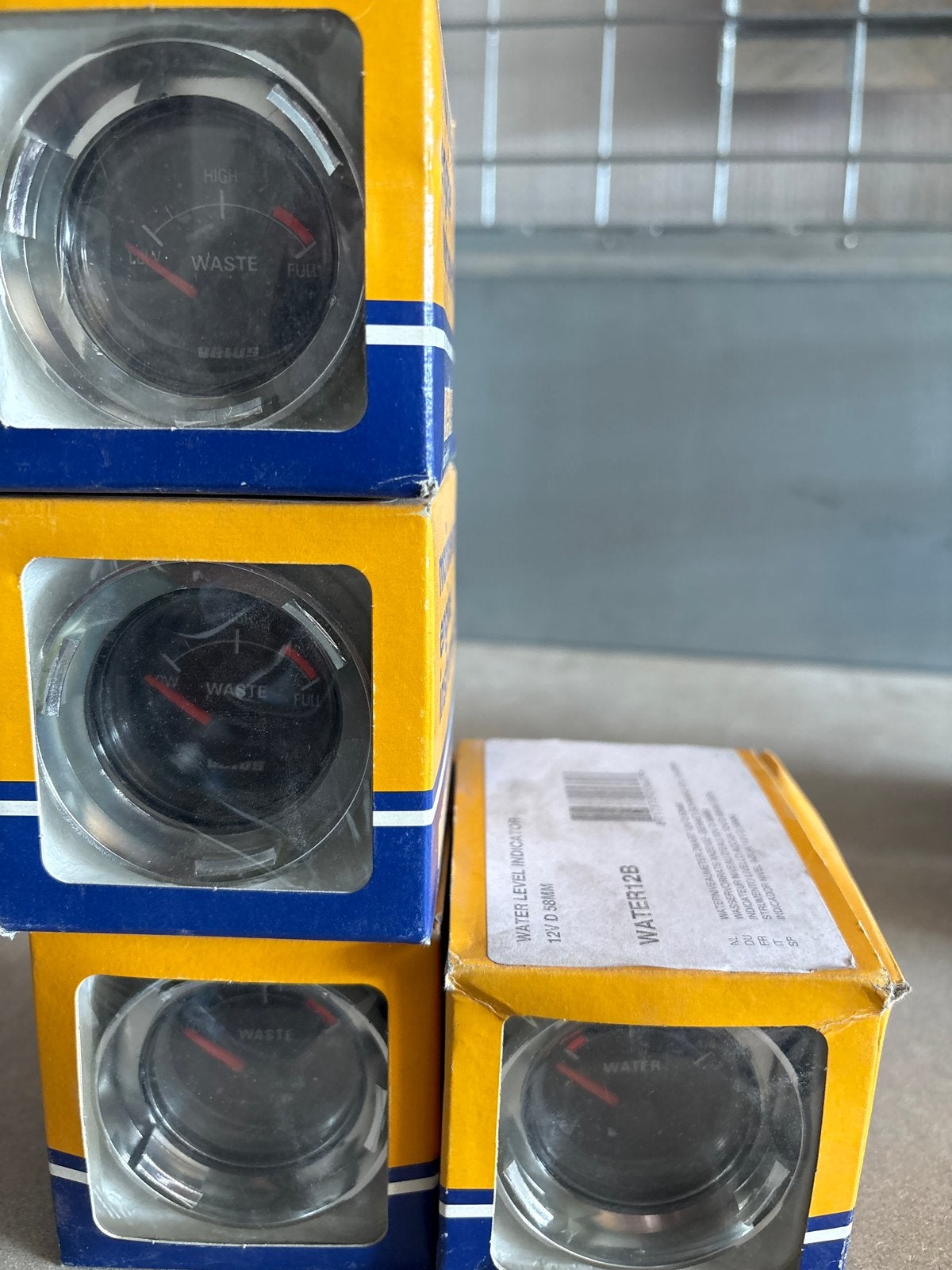 Vuilwaterniveaumeter 12V D 52MM, Ophalen of Verzenden, Nieuw, Motor en Techniek