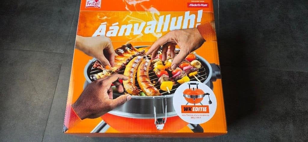 houtskool en electrische bbq in 1 van fritel nieuw, Ophalen of Verzenden, Nieuw