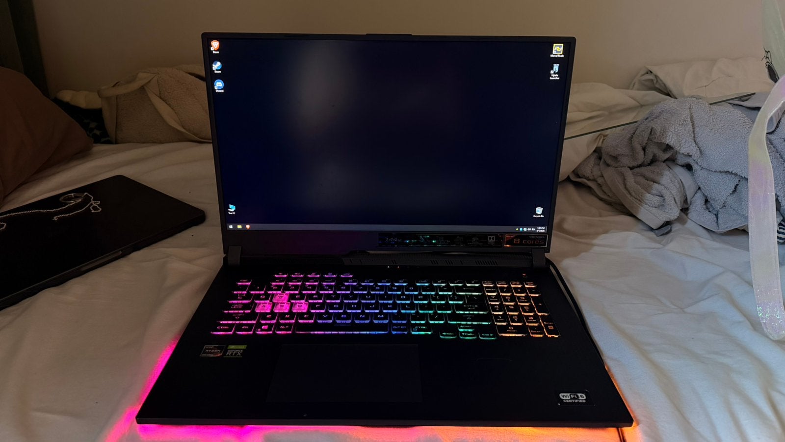 Asus ROG Strix G17 Gaming Laptop / RTX 3050TI / 16GB, Computers en Software, Windows Laptops, Met videokaart, Qwerty, Ophalen of Verzenden