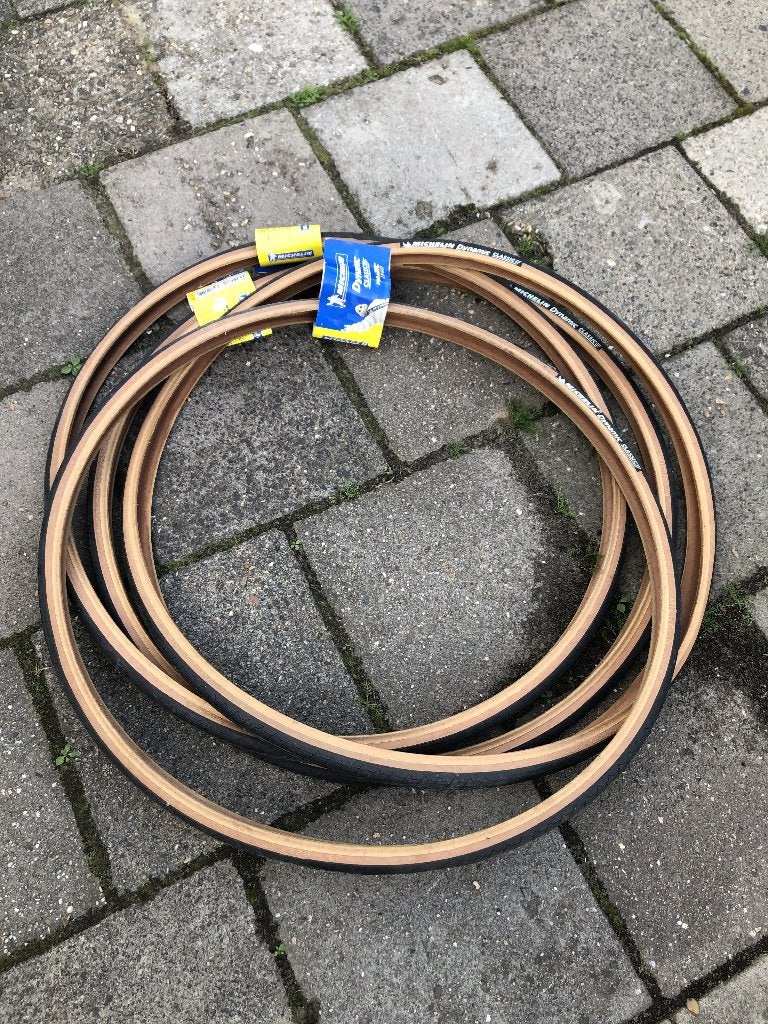 Partij buitenbanden racefiets retro Michelin Schwalbe div, Fietsen en Brommers, Band, Nieuw, Ophalen of Verzenden, Rubber