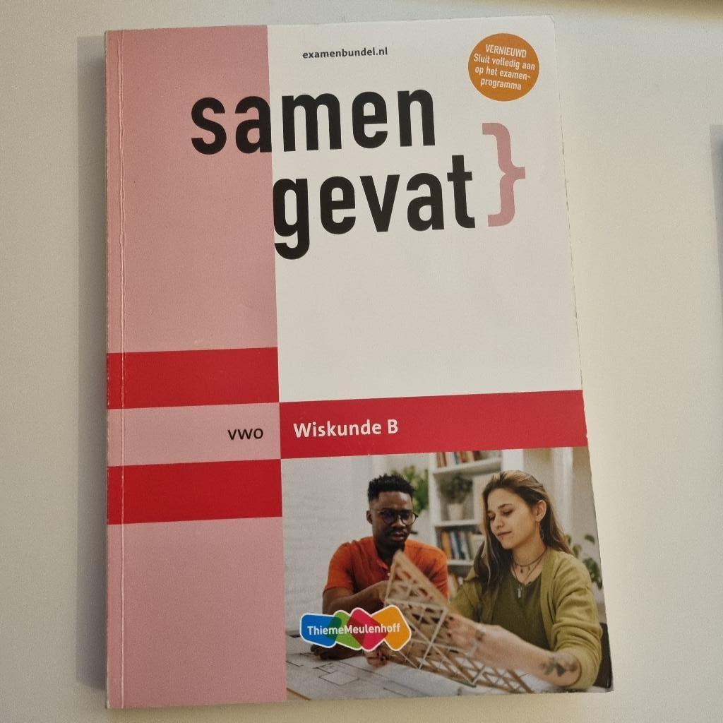 Examenbundel Wiskunde B VWO, Boeken, Schoolboeken, Ophalen of Verzenden, Zo goed als nieuw, VWO, Wiskunde B