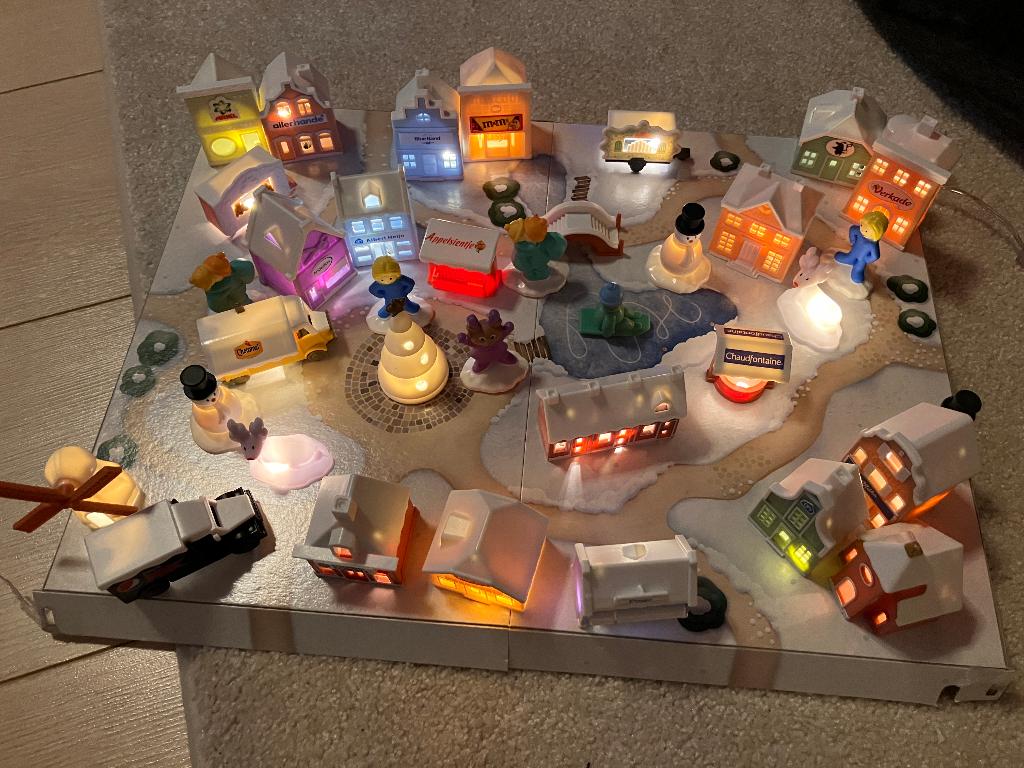 Spaaractie AH winterdorp met verlichting, Albert Heijn, Ophalen of Verzenden