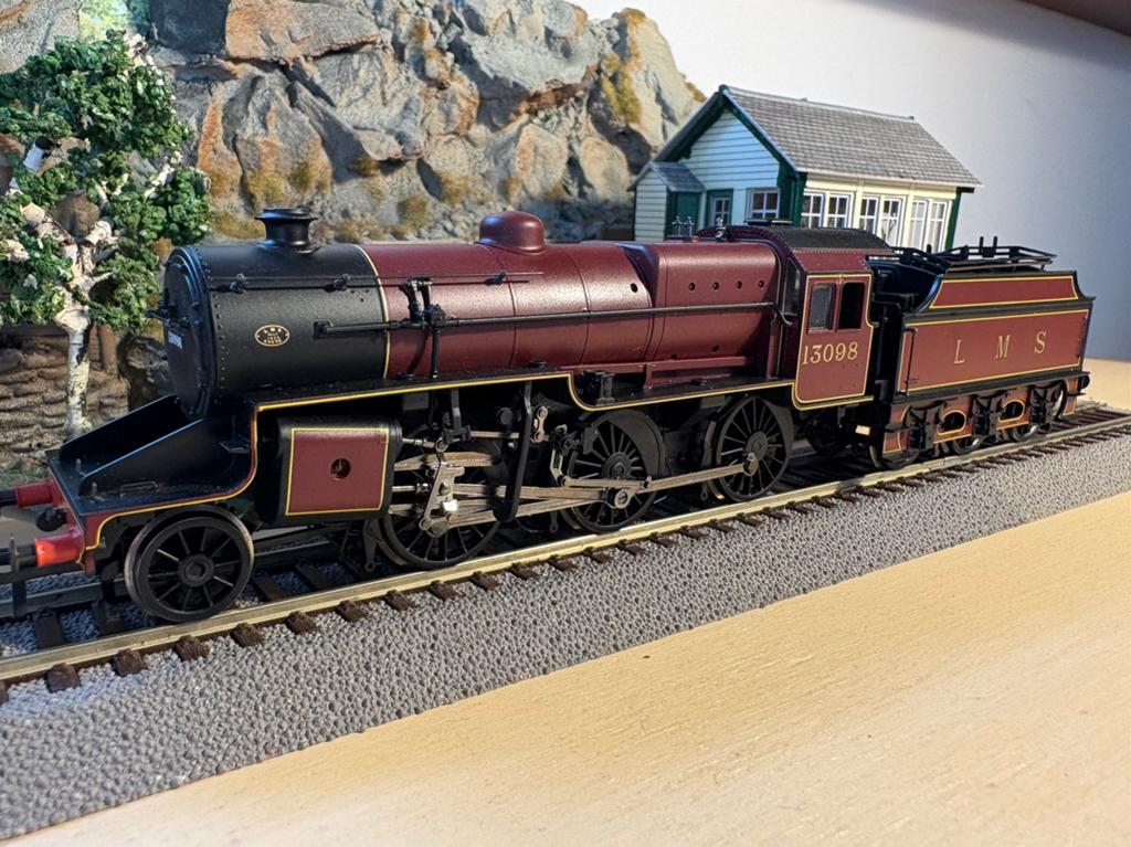 Bachmann LMS Crab stoomlocomotief, Zo goed als nieuw, Analoog, Gelijkstroom, Locomotief
