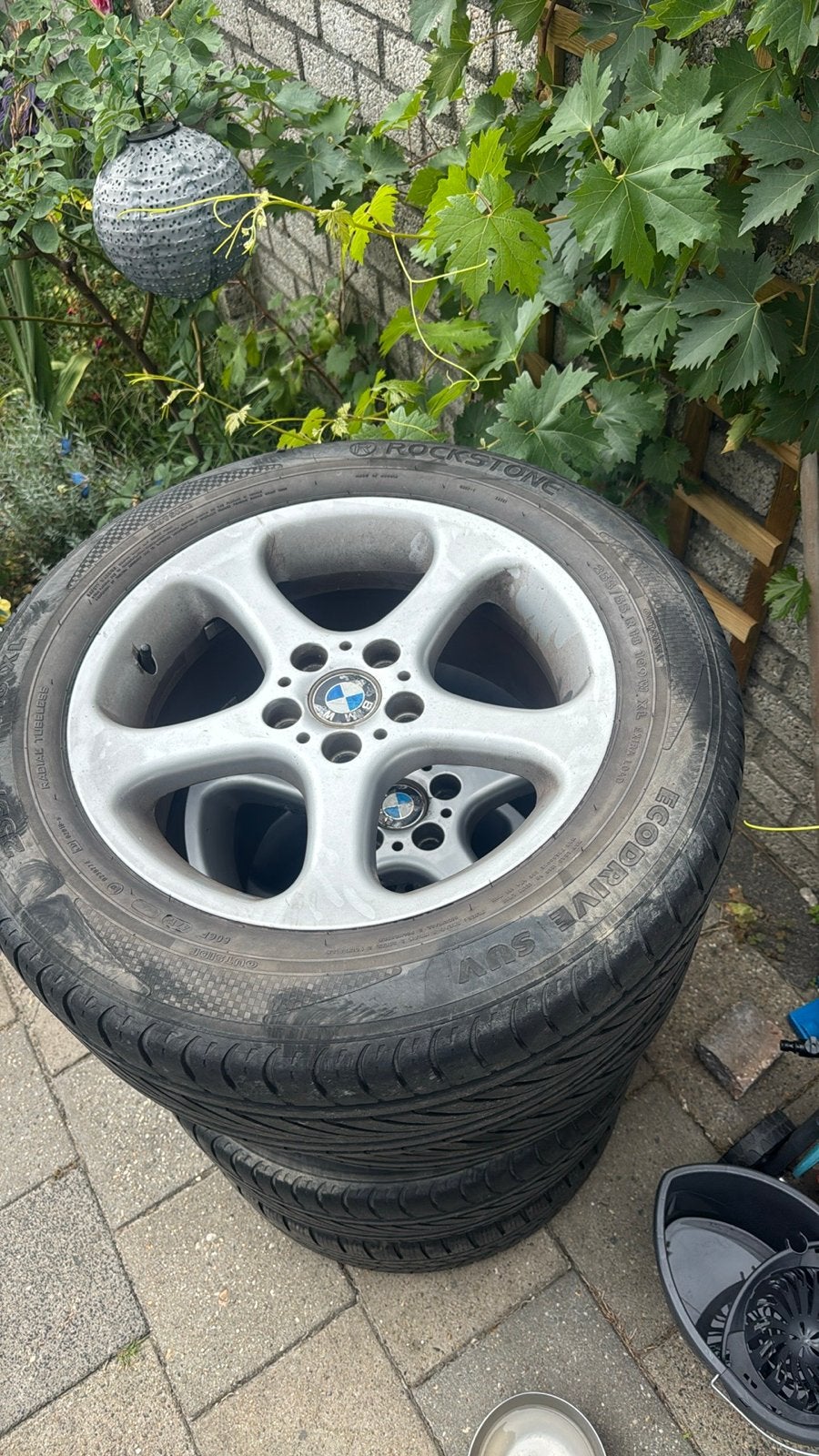 Originele BMW X5 E53 Banden en Velgen Set 18 inch, Auto-onderdelen, Ophalen, 18 inch, Gebruikt, 255 mm