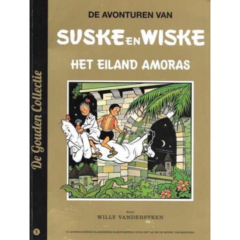 Suske en Wiske. Het Eiland Amoras. De Gouden Collectie., Boeken, Stripboeken, Eén stripboek, Ophalen of Verzenden